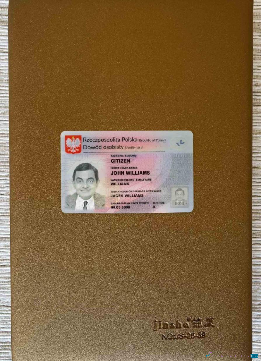 Download Poland ID (2021 – present) photolook FRONT Photoshop template